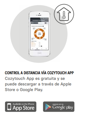 Control inteligente con Cozytouch App: confort y ahorro desde cualquier lugar La integración del sistema de control a distancia mediante Cozytouch App convierte a este equipo en una solución plenamente conectada. Esta aplicación, completamente gratuita y disponible tanto en Apple Store como en Google Play, permite gestionar el funcionamiento de la bomba de calor de forma intuitiva desde el móvil.  A través de Cozytouch, el usuario puede adaptar el equipo a sus hábitos diarios, ajustar la temperatura del agua en tiempo real, activar o desactivar el sistema cuando lo necesite o programar su funcionamiento para aprovechar las ساعات en las que la energía es más económica. Esta capacidad de control no solo aporta comodidad, sino que se traduce directamente en un ahorro energético tangible, ya que permite optimizar el uso del equipo en función del consumo real del hogar.